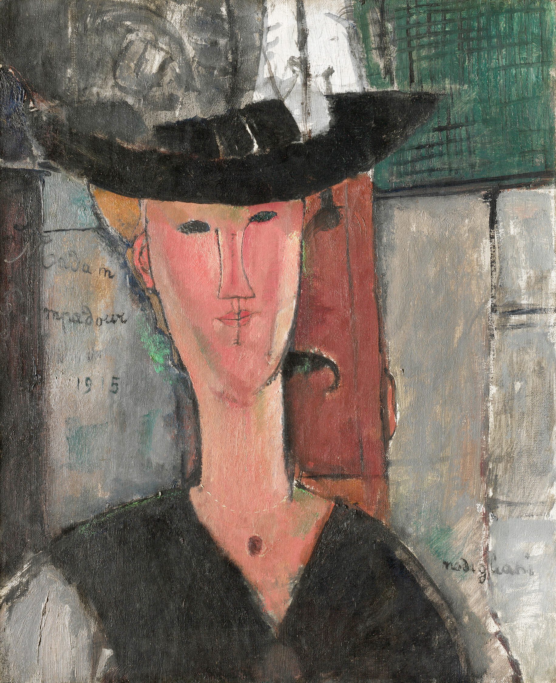 Madame Pompadour, de Amedeo Modigliani, en 1915