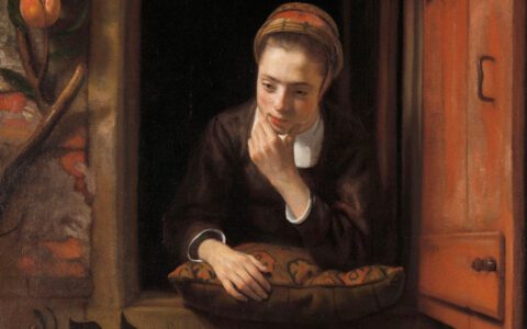 Nicolaes Maes, Jeune fille à la fenêtre, dite La Rêveuse