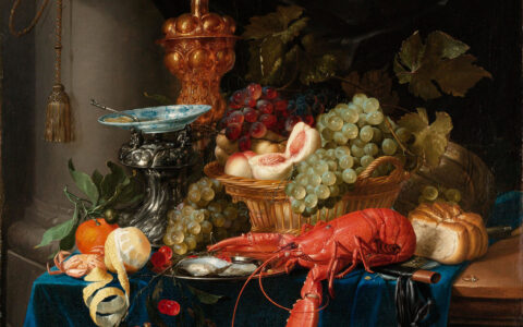 Nature morte au gobelet doré, par Pieter de Ring, vers 1655-1660