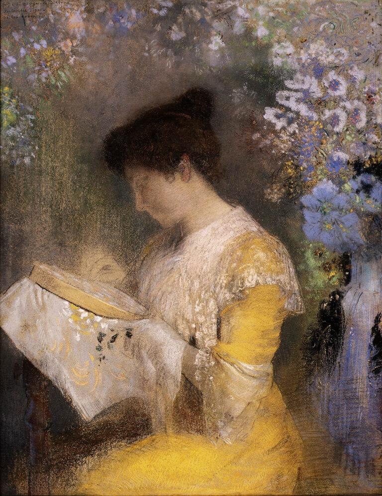 Madame Arthur Fontaine (Marie Escudier, 1865–1946), par Odilon Redon, en 1901, The Metropolitan Museum of Art