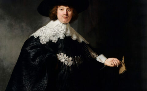 Portrait of Marten Soolmans, by Rembrandt van Rijn, 1634