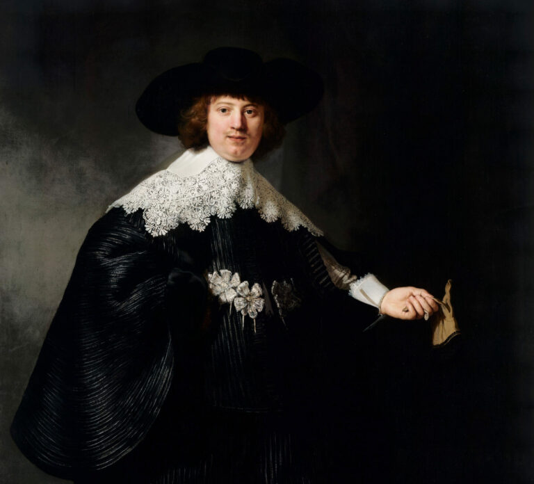 Portrait of Marten Soolmans, by Rembrandt van Rijn, 1634