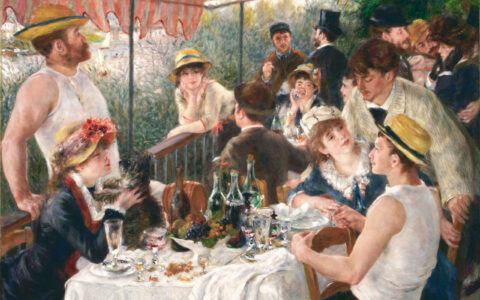 "Luncheon of the Boating Party" by Pierre-Auguste Renoir, circa 1880-1881