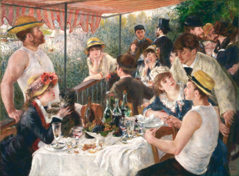 "Luncheon of the Boating Party" by Pierre-Auguste Renoir, circa 1880-1881