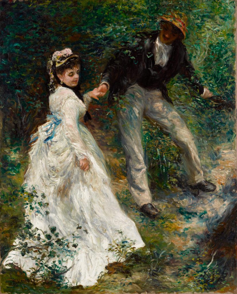 The Promenade by Pierre-Auguste Renoir, 1870