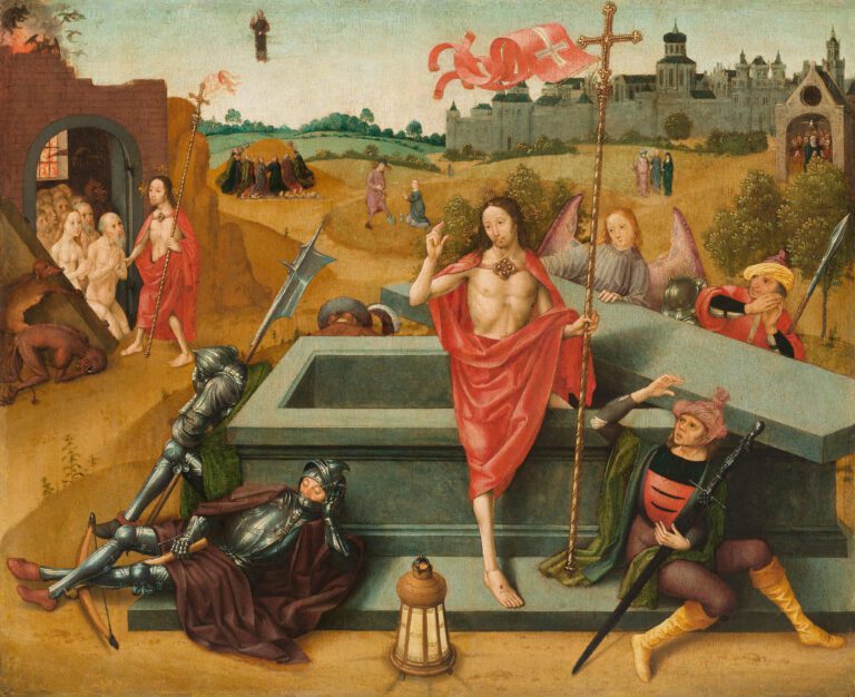 La résurrection du Christ, par l'entourage du Maître de la Mort de Marie d'Amsterdam