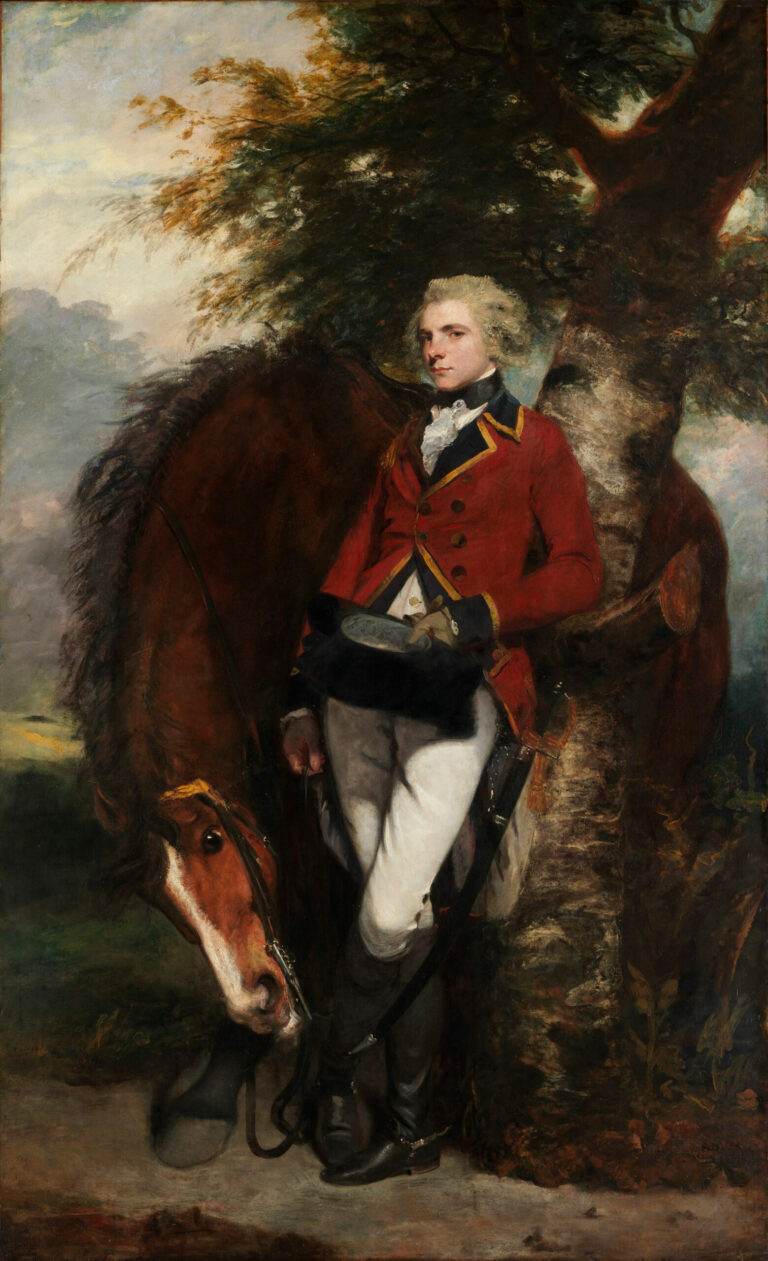 Portrait du Capitaine George K. H. Coussmaker par Sir Joshua Reynolds, en 1782