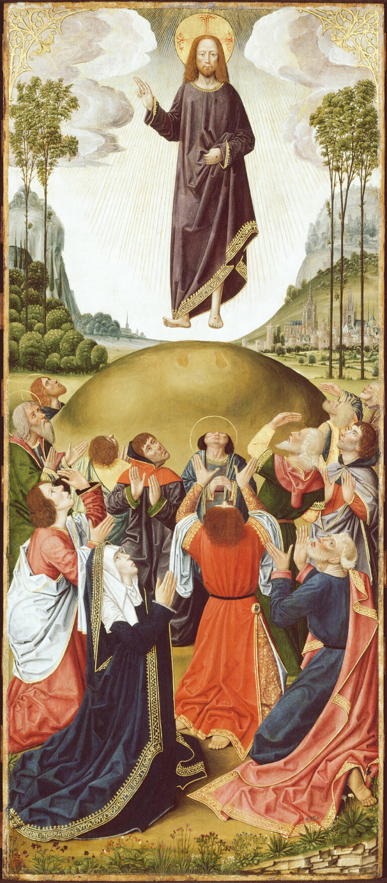 Altarpiece from Thuison-les-Abbeville: The Ascension, ca. 1495
