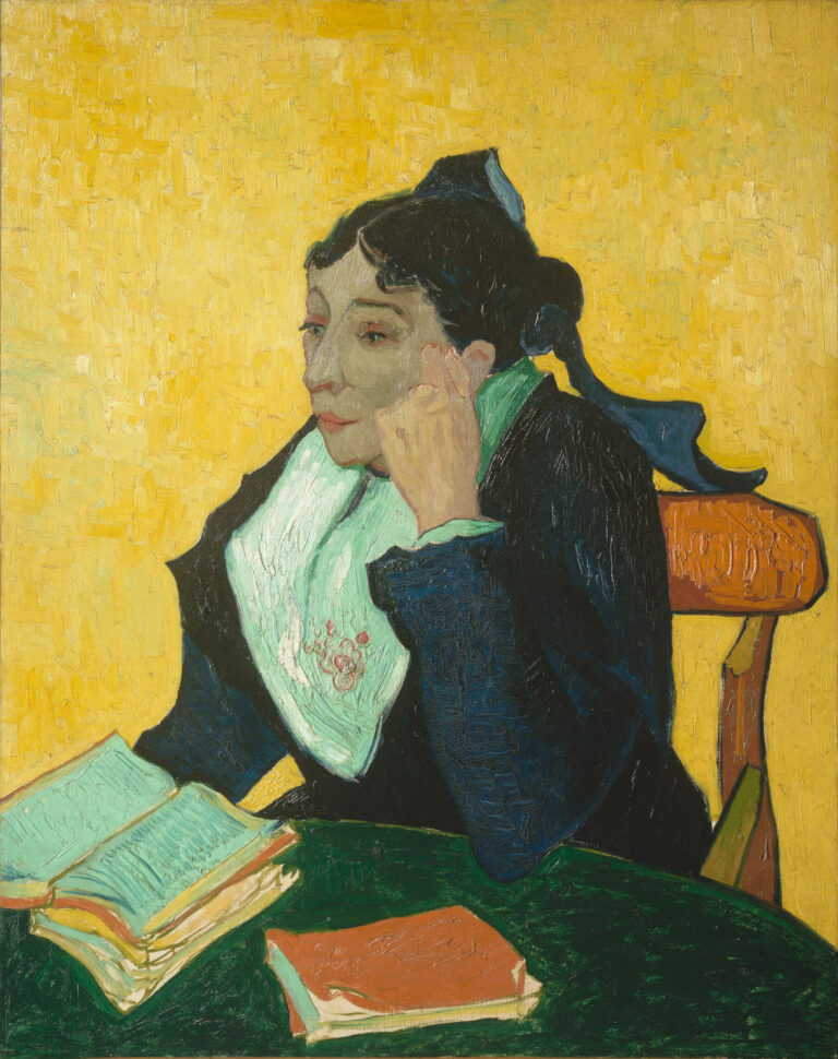L'Arlésienne: Madame Joseph-Michel Ginoux (Marie Julien, 1848–1911), par Vincent van Gogh, en 1888-1889
