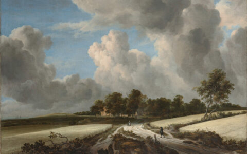 Champs de blé, par Jacob van Ruisdael, vers 1670