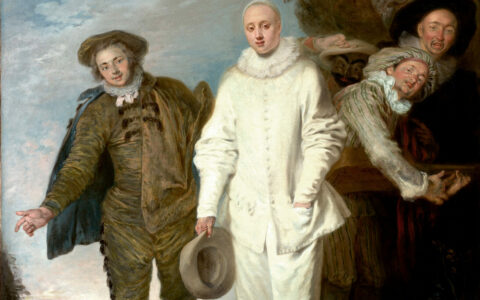 Les Comédiens italiens, par Jean-Antoine Watteau, vers 1720