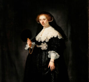 Portrait of Oopjen Coppit, by Rembrandt van Rijn, 1634