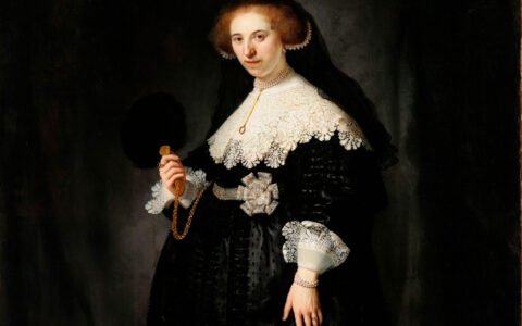 Portrait of Oopjen Coppit, by Rembrandt van Rijn, 1634