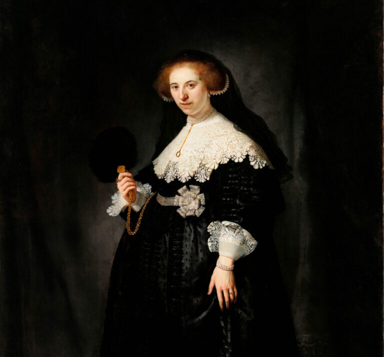 Portrait of Oopjen Coppit, by Rembrandt van Rijn, 1634