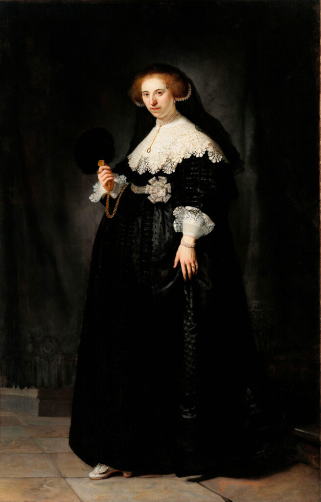 Portrait de Oopjen Coppit, par Rembrandt van Rijn, en 1634