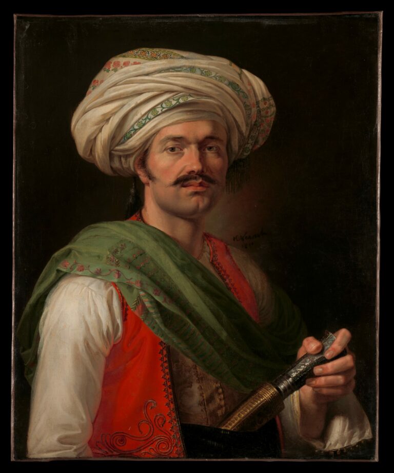 Portrait d'un "Mamelouk", peint par Horace Vernet en 1810
