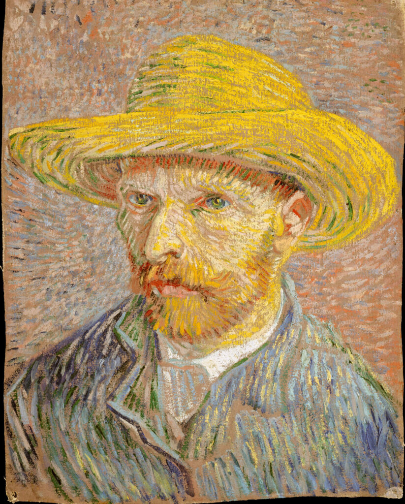 Vincent van Gogh, Autoportrait au chapeau de paille, The Metropolitan Museum of Art