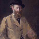 Self Portrait with a Palette, by Édouard Manet, 83 x 67 cm, Private Collection (photo Wikimedia Commons)