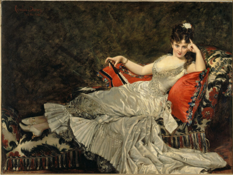 Portrait de Mademoiselle de Lancey, par Carolus-Duran, en 1876