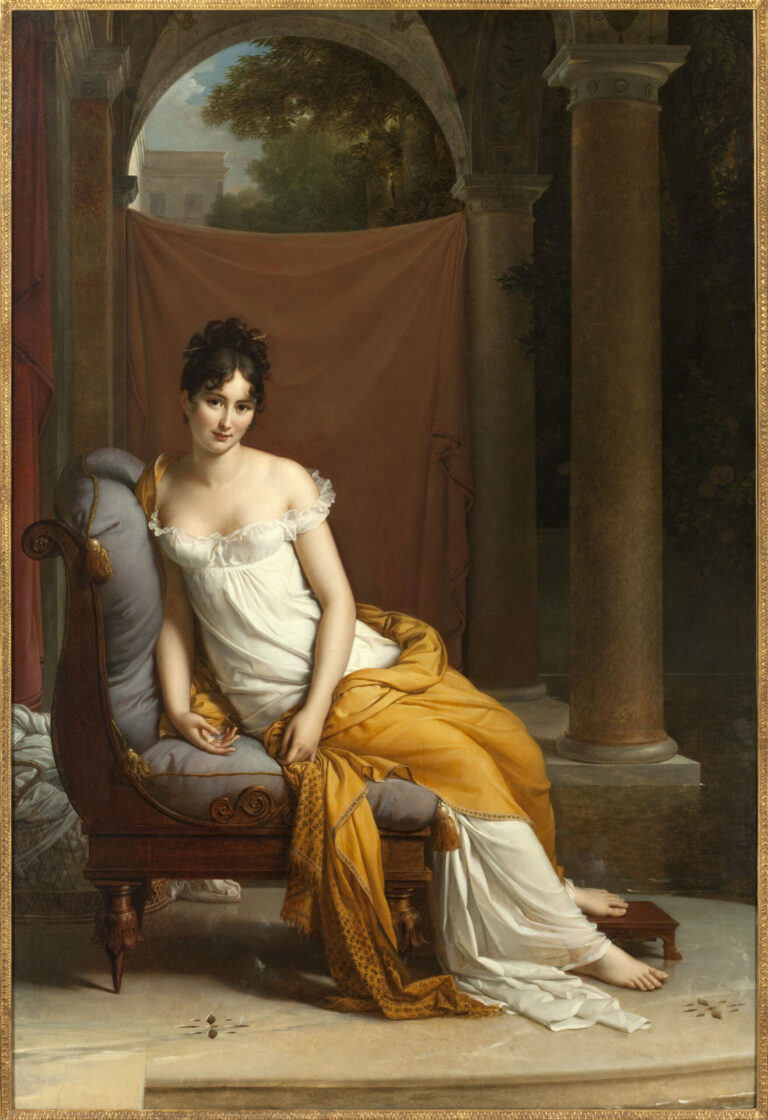 Portrait de Juliette Récamier, née Bernard (1777-1849), par le Baron Gérard, entre 1802 et 1805