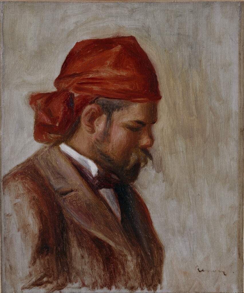 Portrait d'Ambroise Vollard au foulard rouge, par Auguste Renoir, entre 1899 et 1906