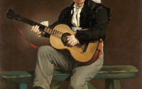 Le chanteur espagnol, d'Edouard Manet, en 1860
