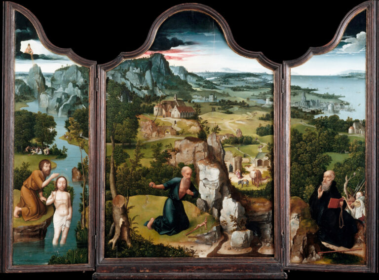 La pénitence de Saint Jérôme, par Joachim Patinir, vers 1518