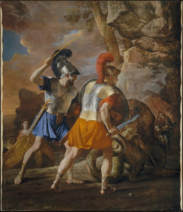 Les compagnons de Renaud, par Nicolas Poussin, ca. 1633
