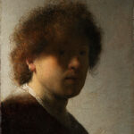 Autoportrait, Rembrandt van Rijn, vers 1628, Rijksmuseum