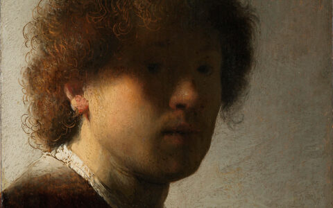 Autoportrait, Rembrandt van Rijn, vers 1628, Rijksmuseum