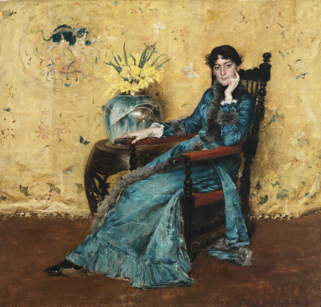 Portrait de Dora Wheeler, par William Merritt Chase, en 1882–1883