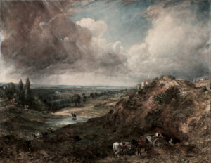 Branch Hill Pond, Hampstead by John Constable, 1828