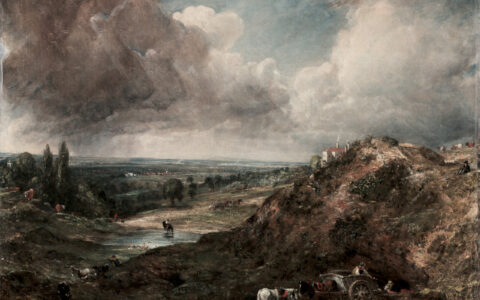 Branch Hill Pond, Hampstead by John Constable, 1828