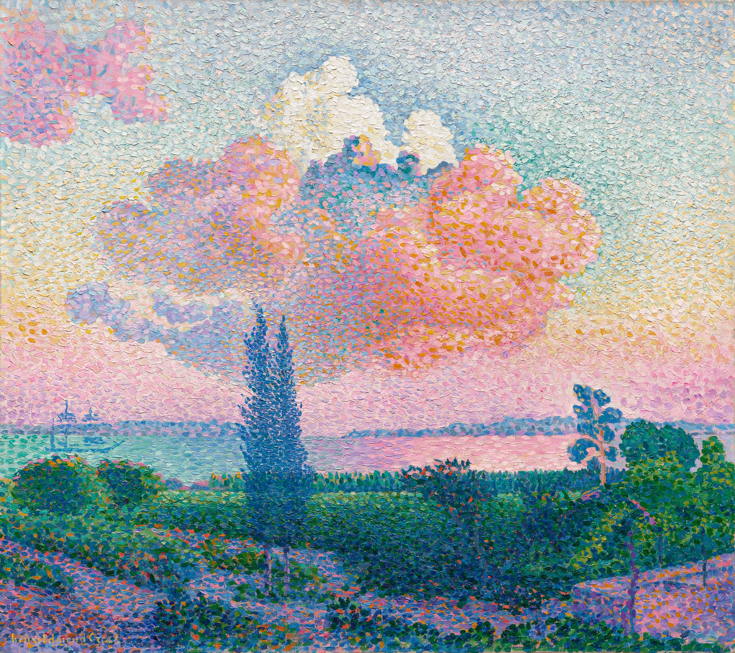 The Pink Cloud, c. 1896, by Henri-Edmond Cross
