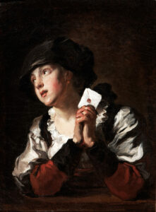 Jean-Honoré Fragonard, La Lettre, v. 1773-1776, Huile sur toile. Clark Art Institute, don de la Fondation Aso O Tavitian, 2025.1.132