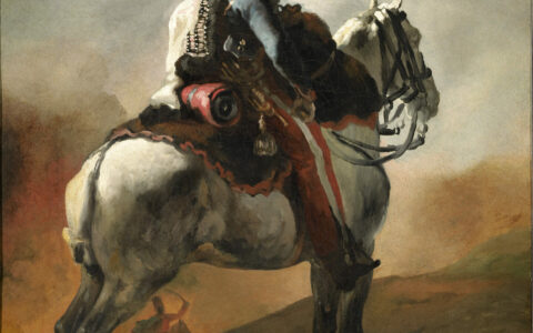Théodore Géricault, Trumpeter of the Hussars, c. 1815–20, oil on canvas. Clark Art Institute, 1955.959