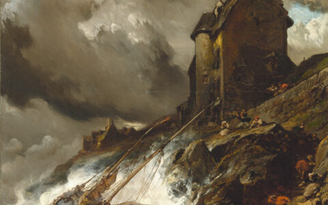 Eugène Louis Gabriel Isabey, The Wreck, 1854