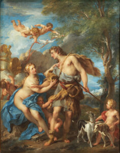 Venus and Adonis, by François Lemoyne, 1729, Nationalmuseum, Stockholm. Photo: Nationalmuseum, Public Domain