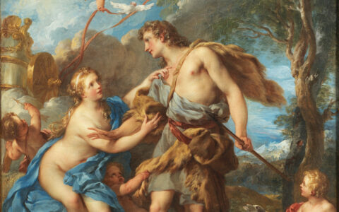 Venus and Adonis, by François Lemoyne, 1729, Nationalmuseum, Stockholm. Photo: Nationalmuseum, Public Domain