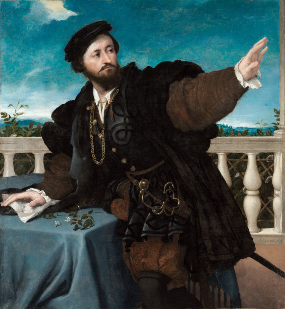 Portrait d'homme, possiblement Girolamo Rosati, vers 1533–1534, par Lorenzo Lotto