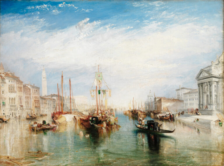 Venise, vue du porche de la Madonna della Salute, par Joseph Mallord William Turner, vers 1835
