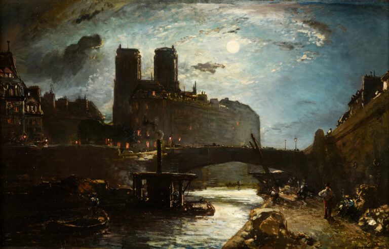 Johann-Barthold Jongkind, Notre-Dame de Paris, 1854, Reims, Musée des Beaux-Arts (inv. 907.19.260) Photo: © Christian Devleeschauwer