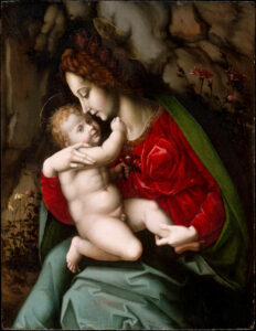 Vierge à l'enfant, par Francesco d'Ubertino Verdi, dit Bachiacca, Probablement du début des années 1520