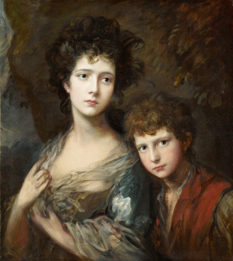 Thomas Gainsborough, Elizabeth et Thomas Linley, vers 1768, huile sur toile. Clark Art Institute, 1955.955
