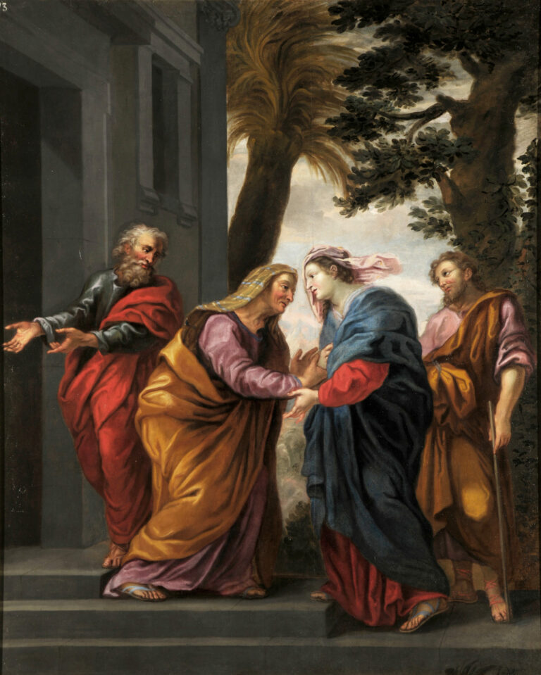 Attribué à Noël HALLÉ, La Visitation, Reims, Musée des Beaux-Arts (inv. 795.1.113) Photo : © Christian Devleeschauwer