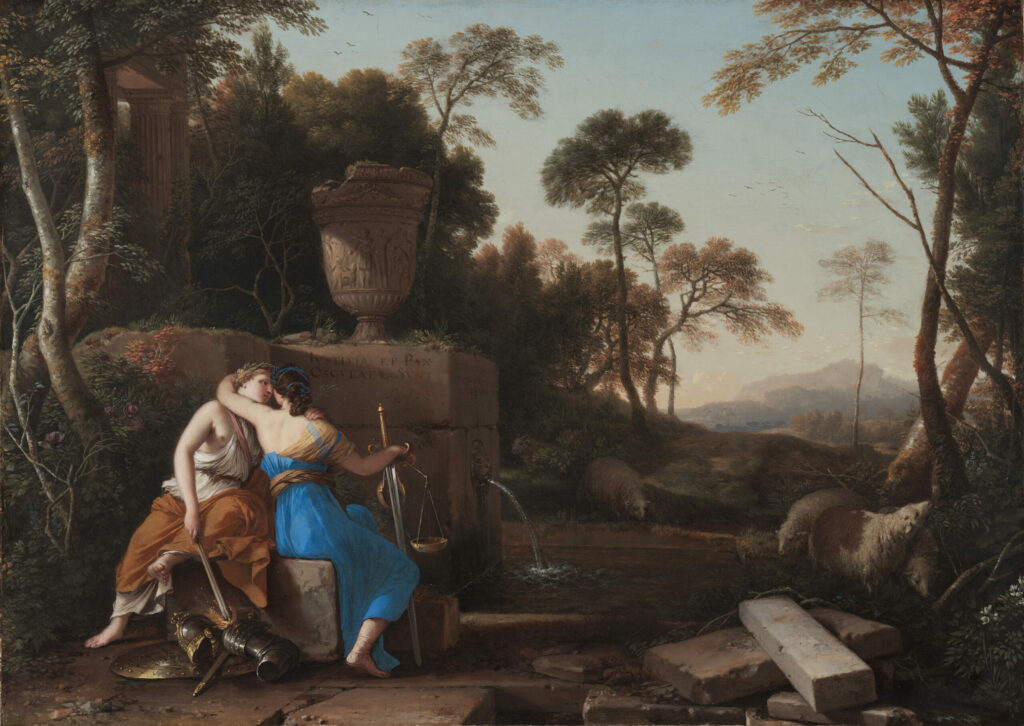 Le Baiser de la Paix et de la Justice, par Laurent de La Hyre, en 1654