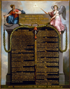 Declaration of the Rights of Man and of the Citizen, by Jean-Jacques-François Le Barbier, author of the model, c. 1789
