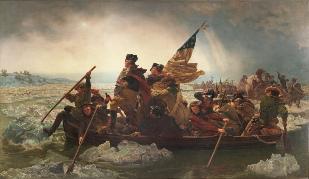Washington Crossing the Delaware, by Emanuel Leutze, 1851