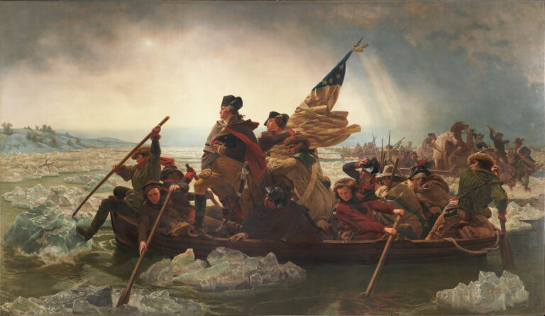 Washington traversant le Delaware, par Emanuel Leutze, en 1851