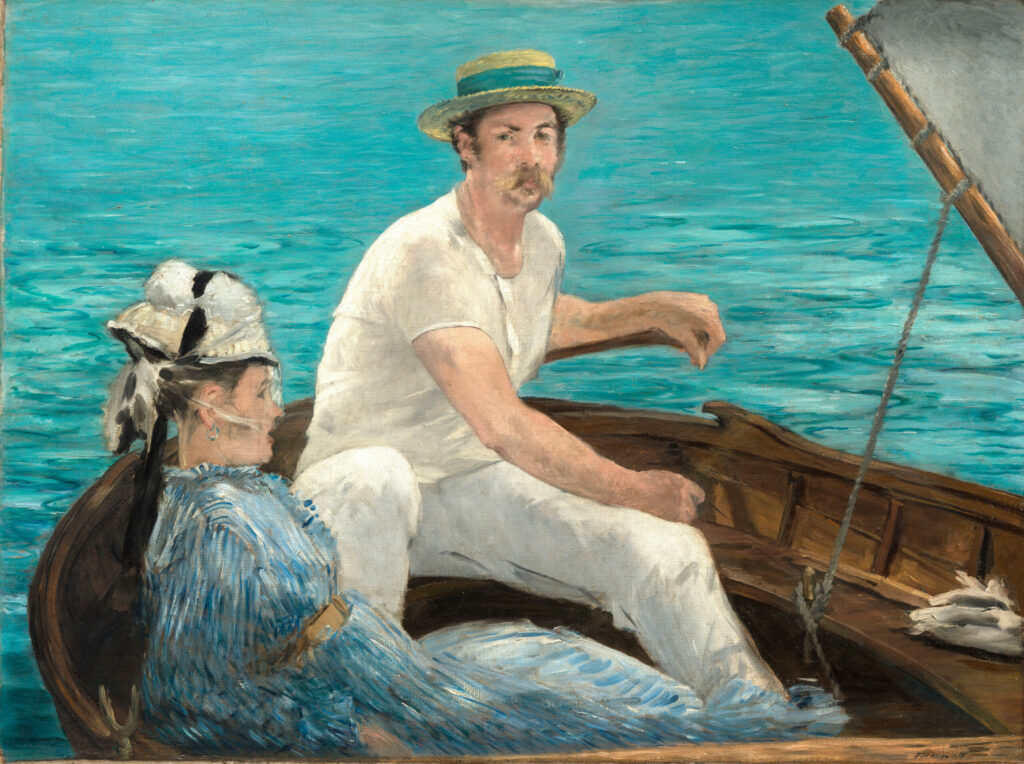 Canotage, par Édouard Manet, en 1874